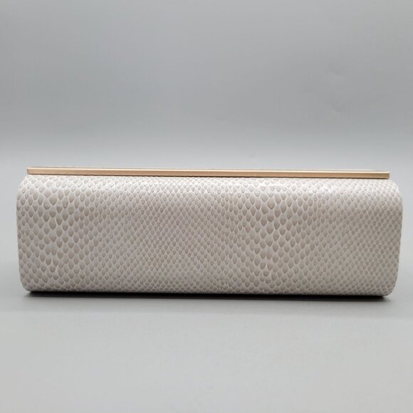 Authentic JIMMY CHOO Snakeskin Pattern Magnetic Snap Eyeglasses Sunglasses Case - Picture 7 of 11